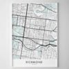 Melbourne – Richmond Map Print