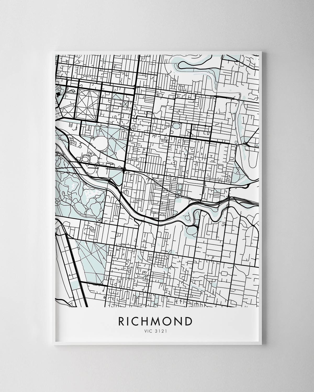 Melbourne – Richmond Map Print | Chelsea Chelsea