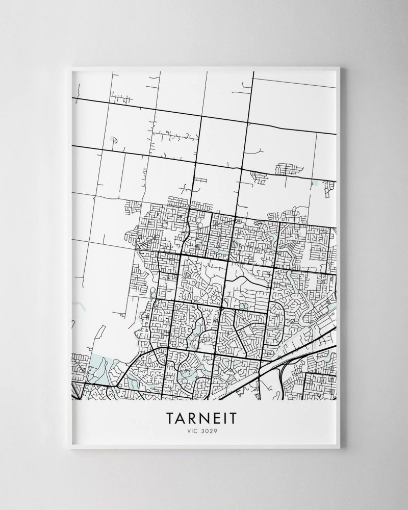 Melbourne – Tarneit Map Print • Wall Art Print • Chelsea Chelsea