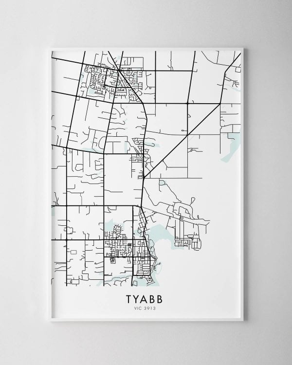 Melbourne – Tyabb Map Print
