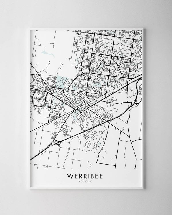 Melbourne – Werribee Map Print
