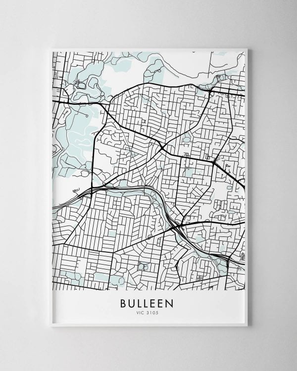 Melbourne – Bulleen Map Print