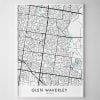 Melbourne – Glen Waverley Map Print