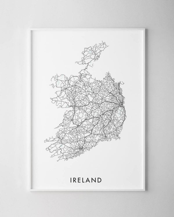Republic of Ireland Map Print