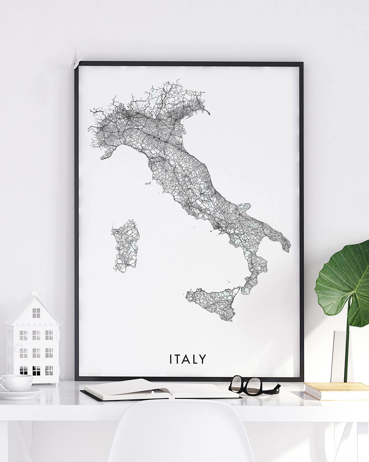 Italy Map Print - Chelsea Chelsea