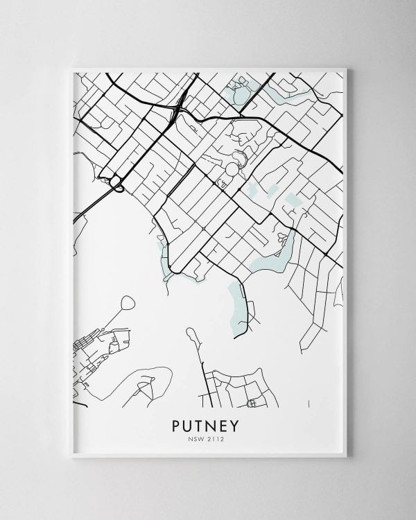 Sydney – Putney Map Print