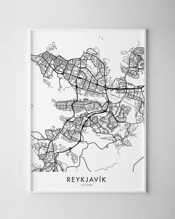 Reykjavík Map Print
