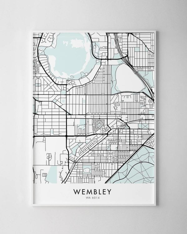 Perth – Wembley Map Print