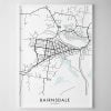 Bairnsdale VIC Map Print