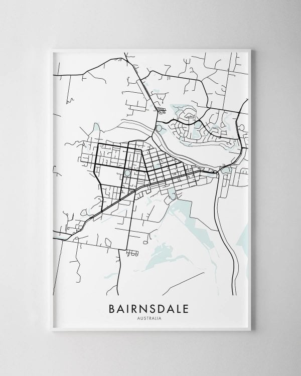 Bairnsdale VIC Map Print