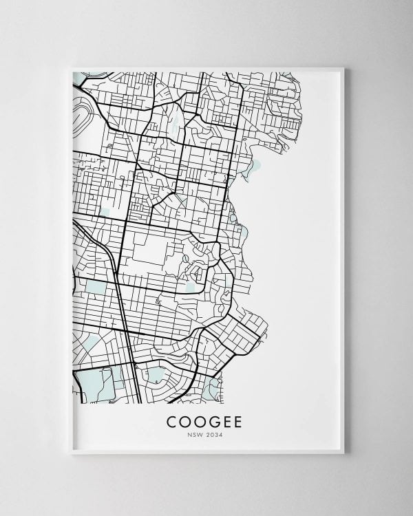 Sydney – Coogee Map Print