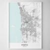 Perth Map Print