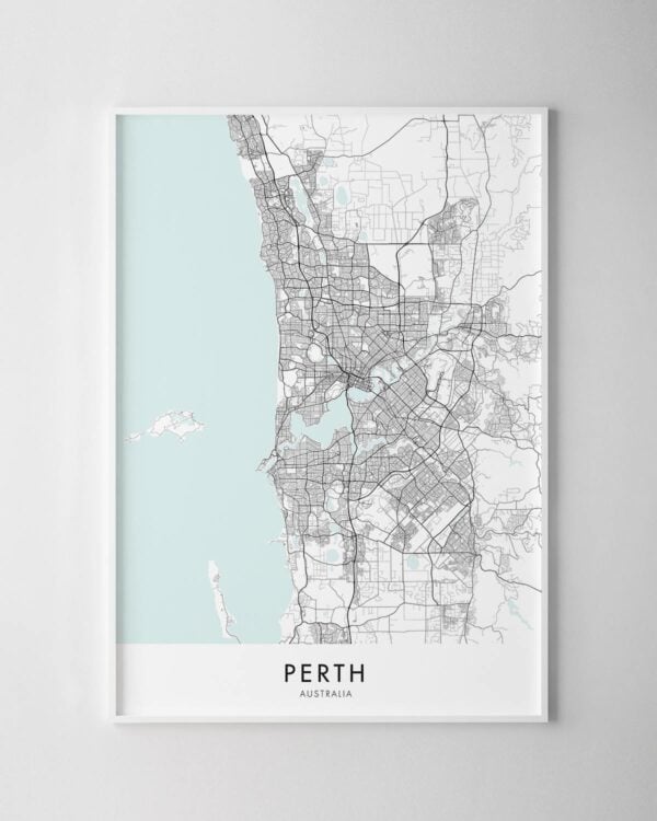 Perth Map Print