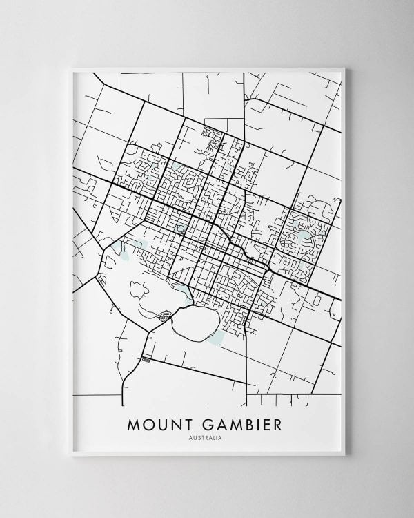 Mount Gambier Map Print