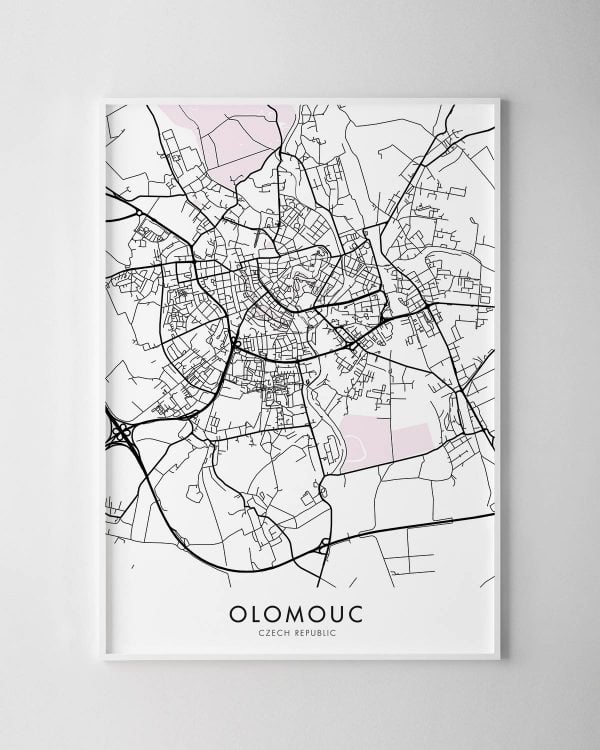 Olomouc Map Print