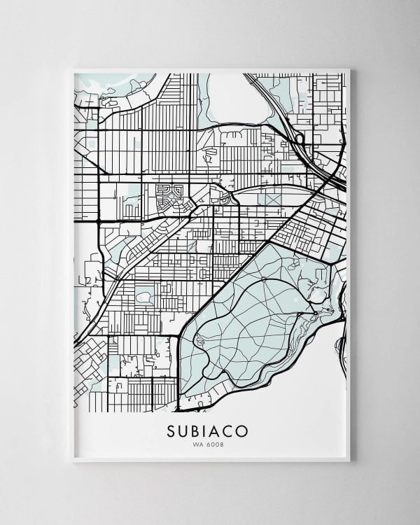 Perth – Subiaco Map Print