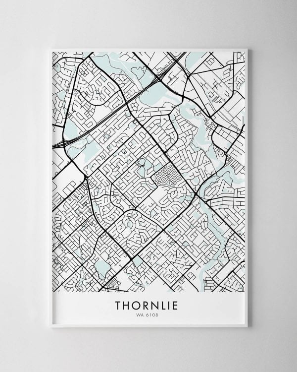Perth – Thornlie Map Print