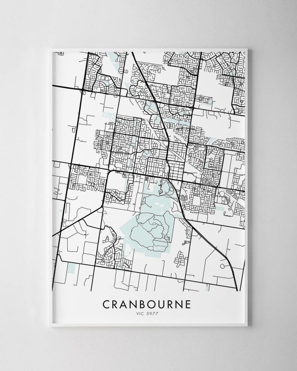 Melbourne – Cranbourne Map Print