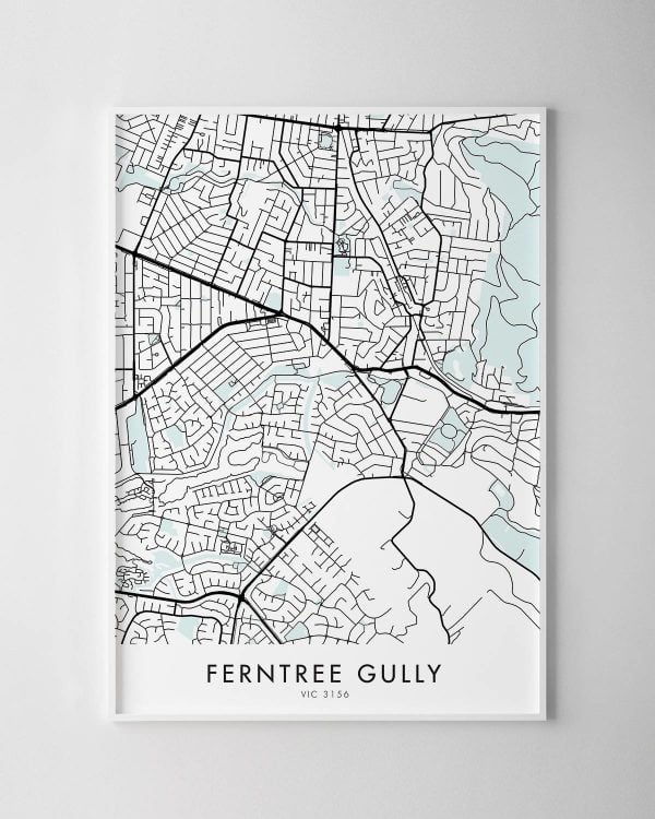Melbourne – Ferntree Gully Map Print