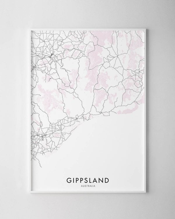 Gippsland Map Print