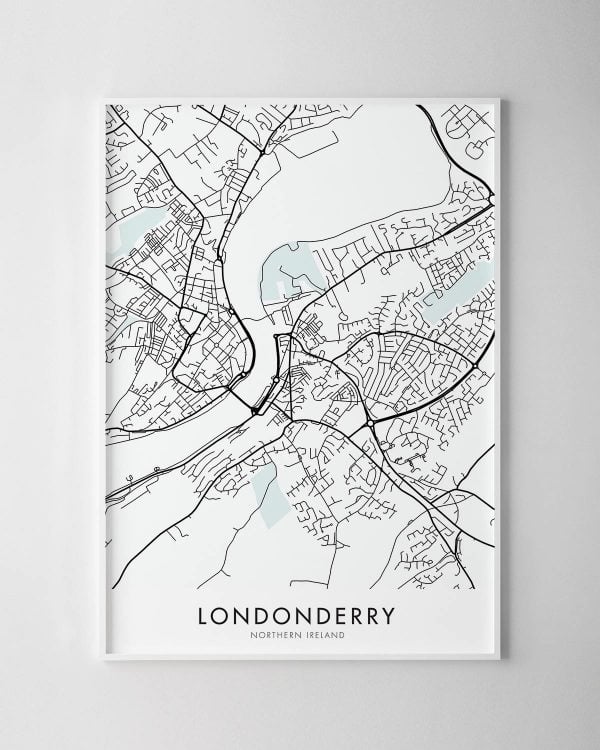 Londonderry Map Print