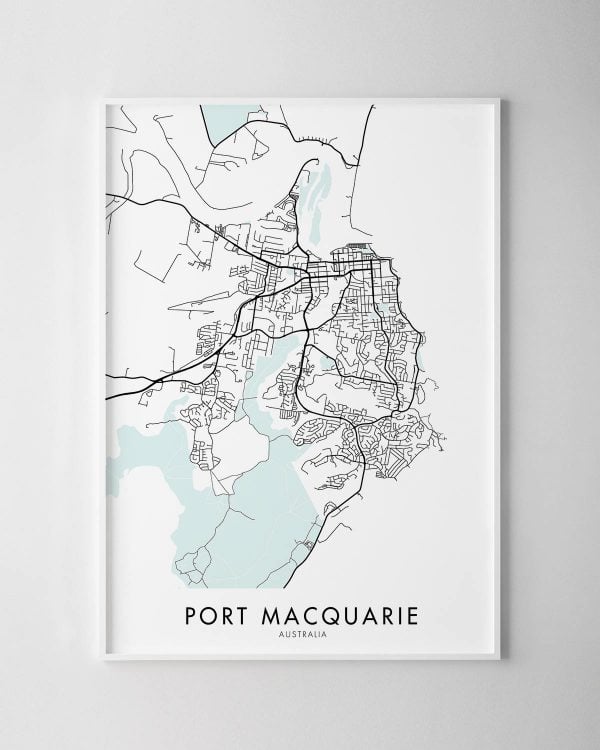 Port Macquarie NSW Map Print