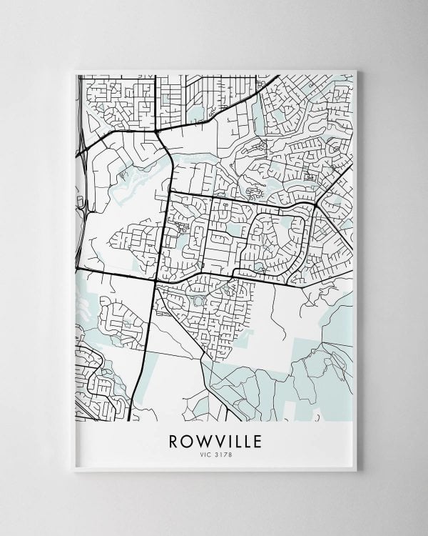 Melbourne – Rowville Map Print