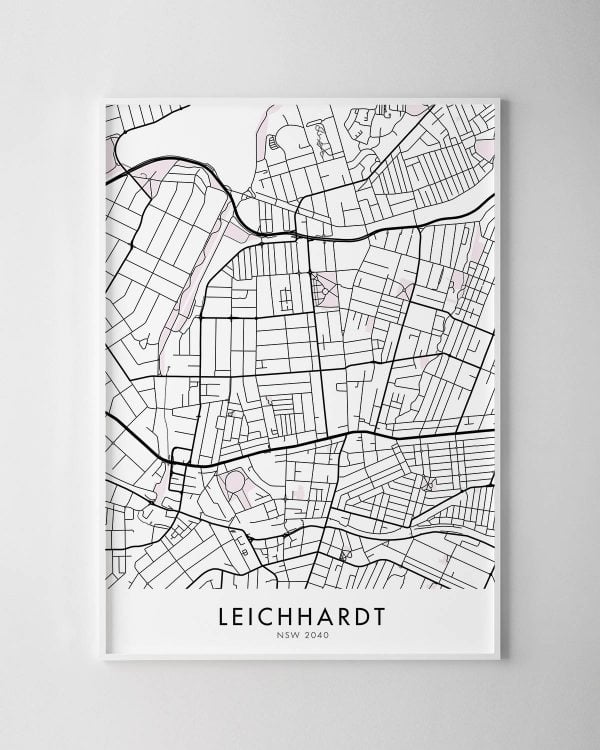Sydney – Leichhardt Map Print