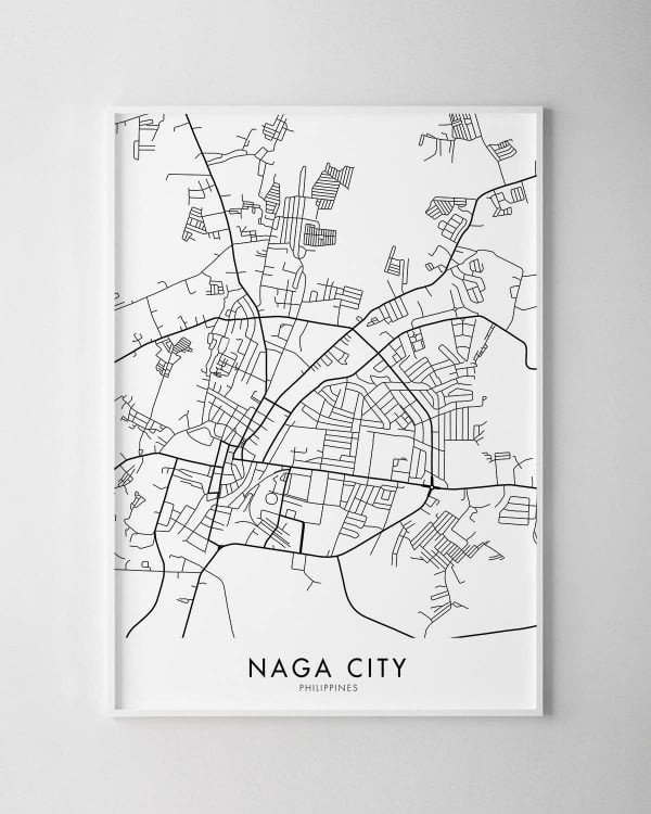 Naga City Map Print