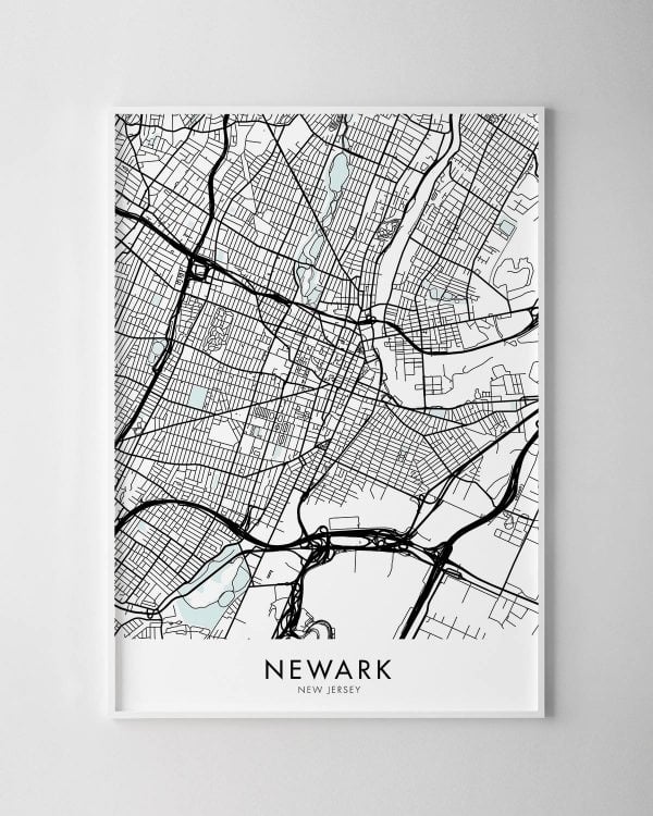 Newark Map Print