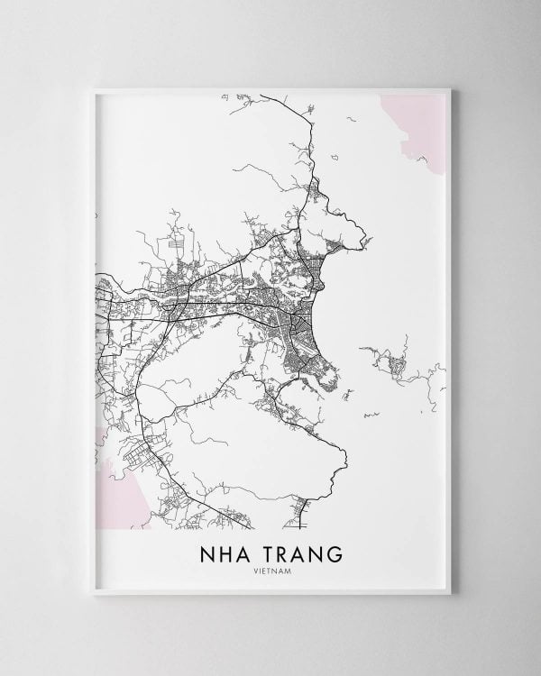 Nha Trang Map Print