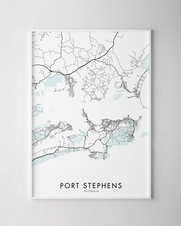 Port Stephens NSW Map Print