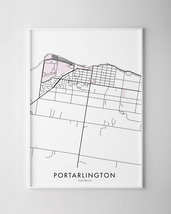 Portarlington Map Print