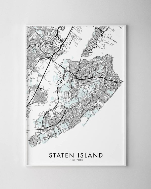 Staten Island Map Print