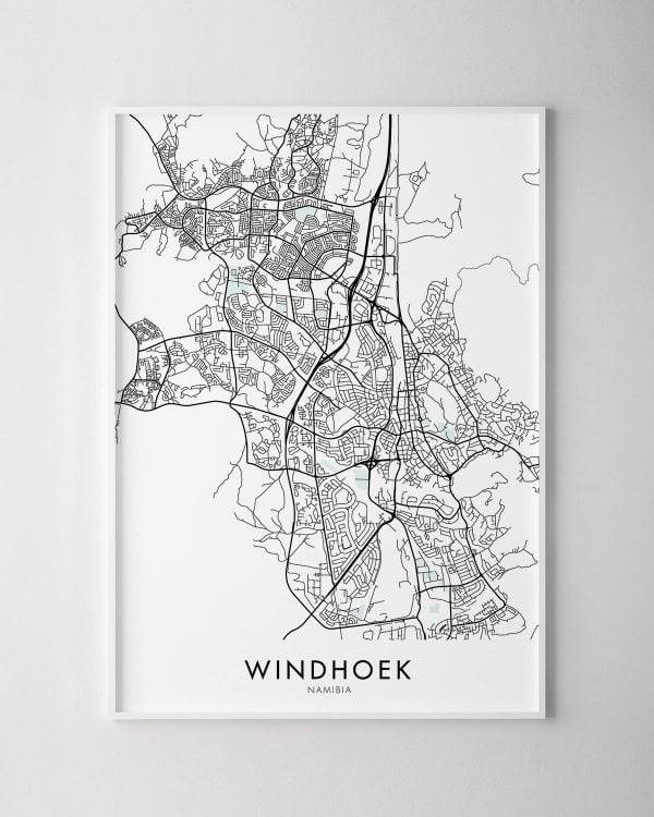 Windhoek Map Print