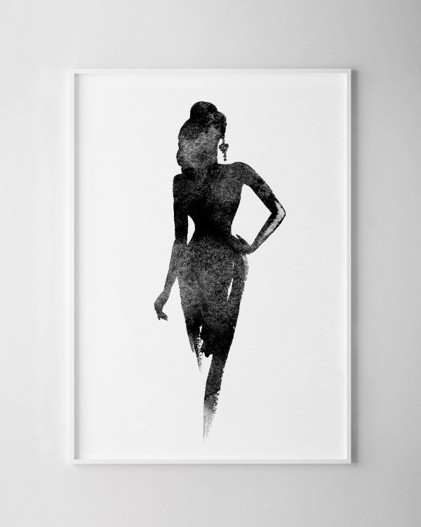 Woman Print – Black