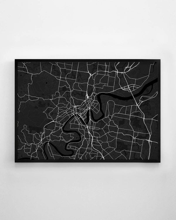 Brisbane Map Print