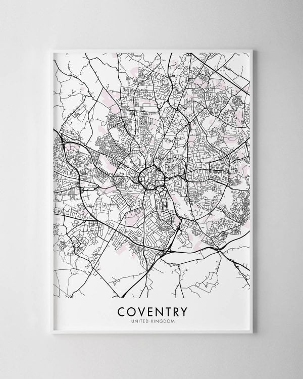 Coventry Map Print