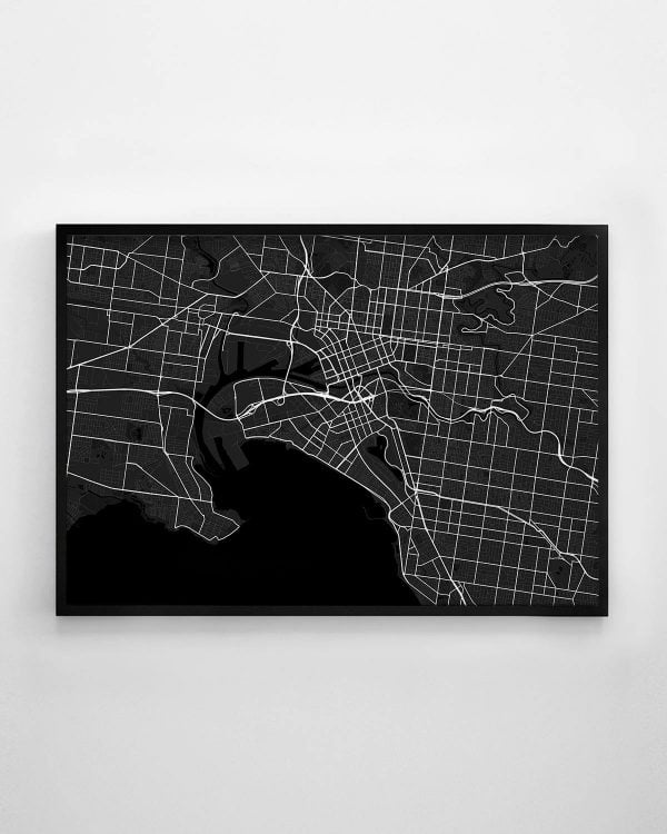 Melbourne Map Print