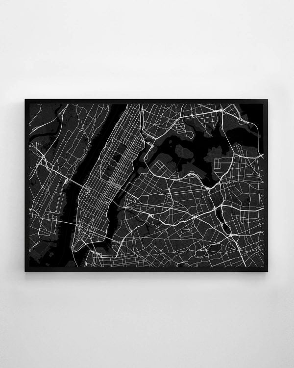 New York Map Print