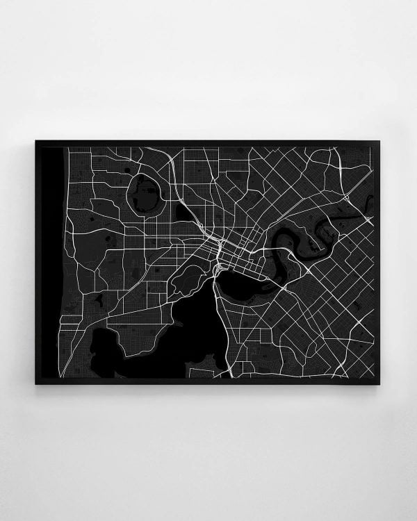 Perth Map Print