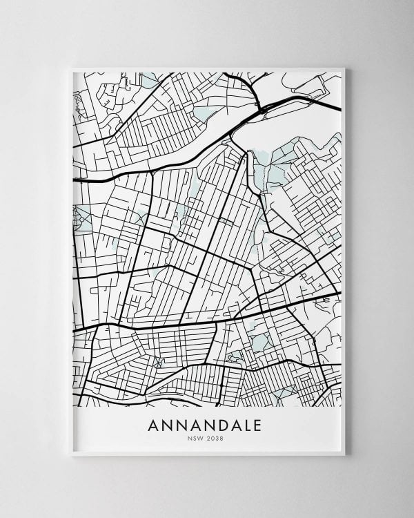 Sydney – Annandale Map Print