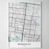 Melbourne – Brunswick Map Print
