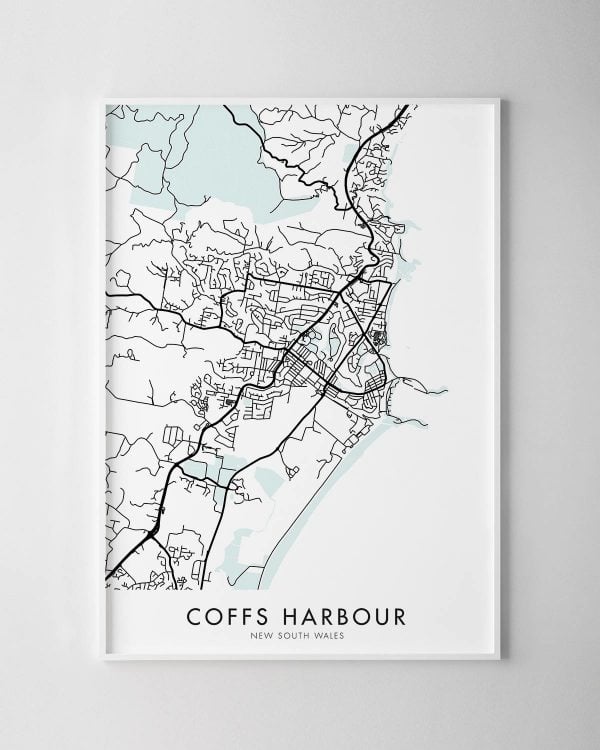 Coffs Harbour Map Print