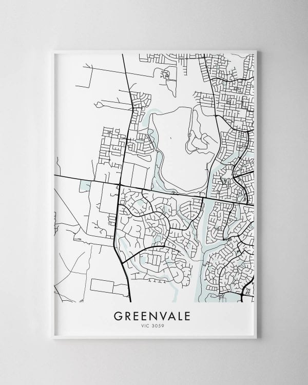 Melbourne – Greenvale Map Print