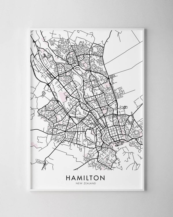 Hamilton Map Print