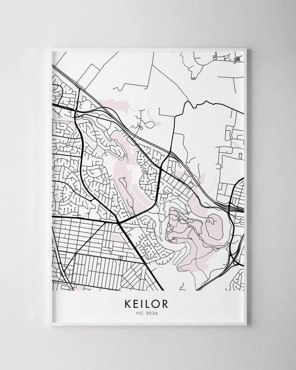 Melbourne – Keilor Map Print