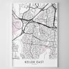 Melbourne – Keilor East Map Print
