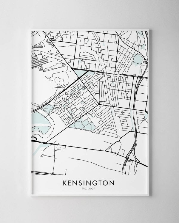 Melbourne – Kensington Map Print