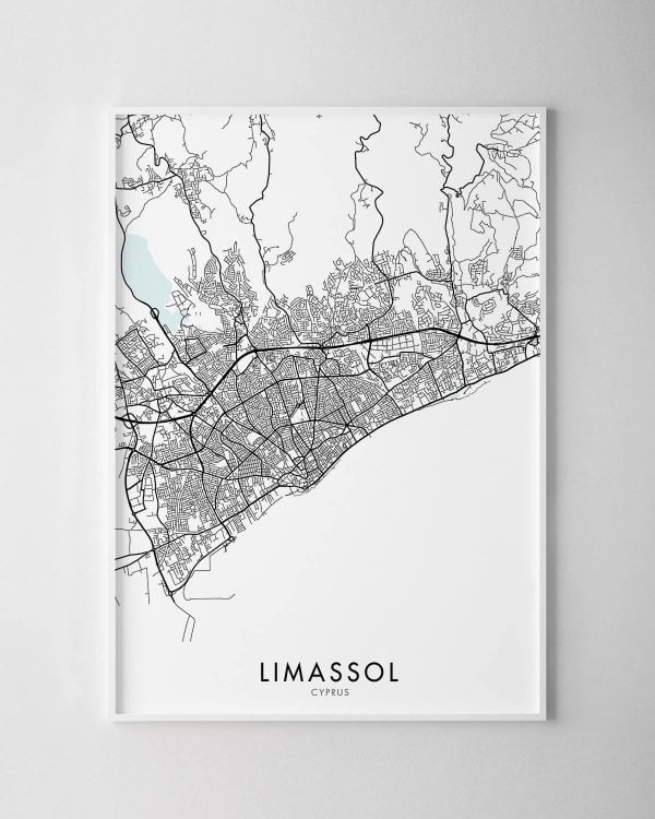Limassol Map Print